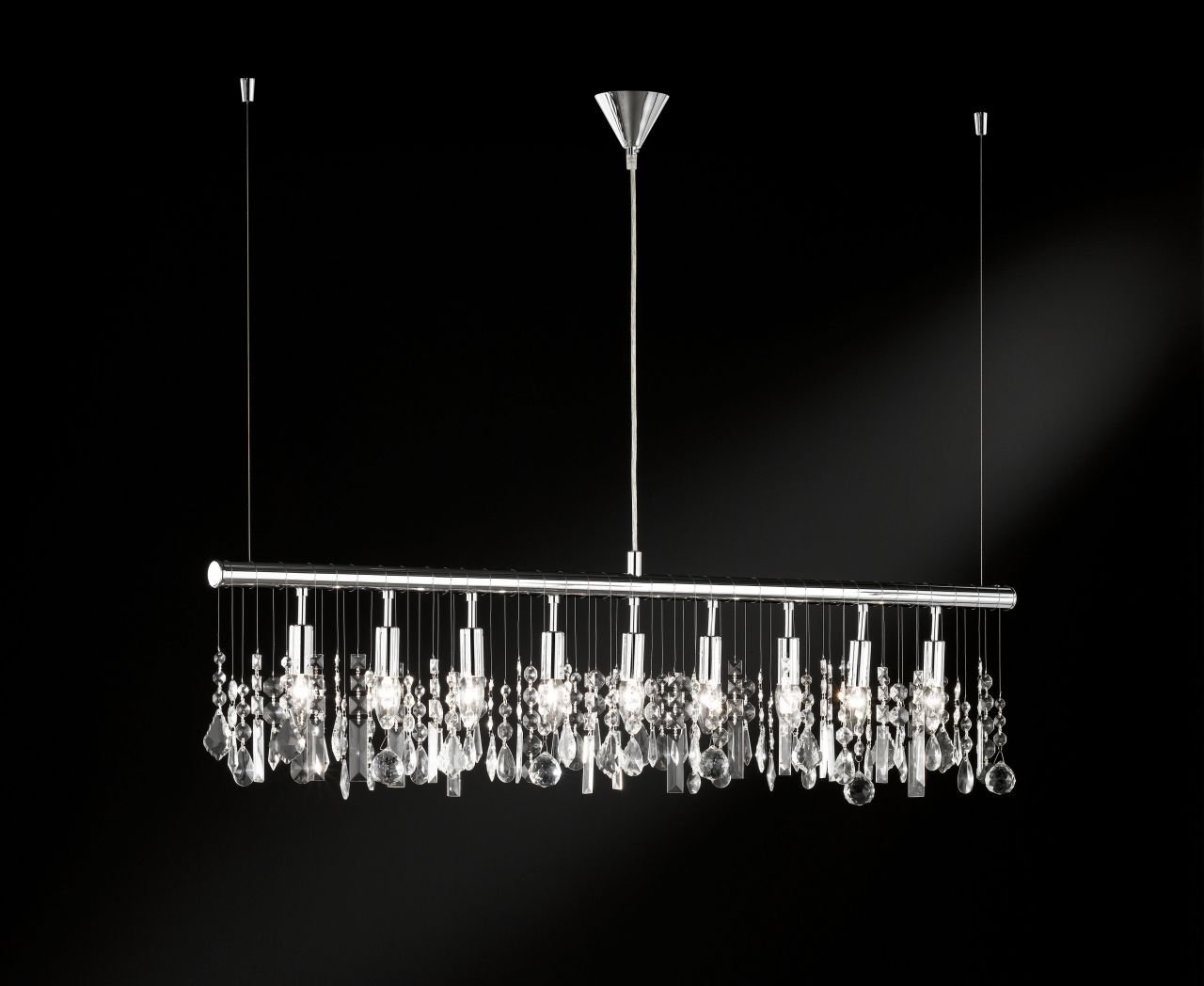 CRYSTAL 120 cm Sarkıt Avize