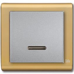 CELLİA IŞIKLI ANAHTAR MAT ALTIN-GÜMÜŞ