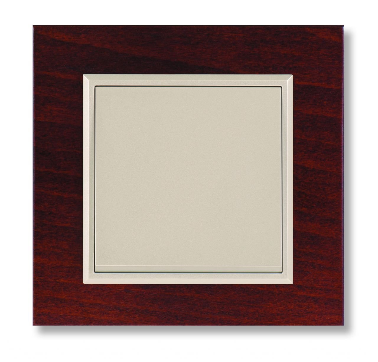 LUMİA AHŞAP KOYU KİRAZ / KREM İNCİ