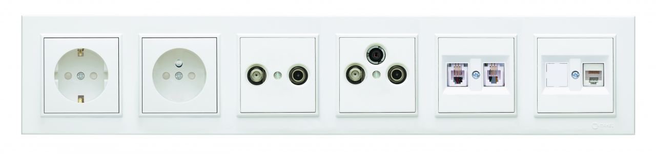 KAREA BEYAZ 6'LI ÇERÇEVE