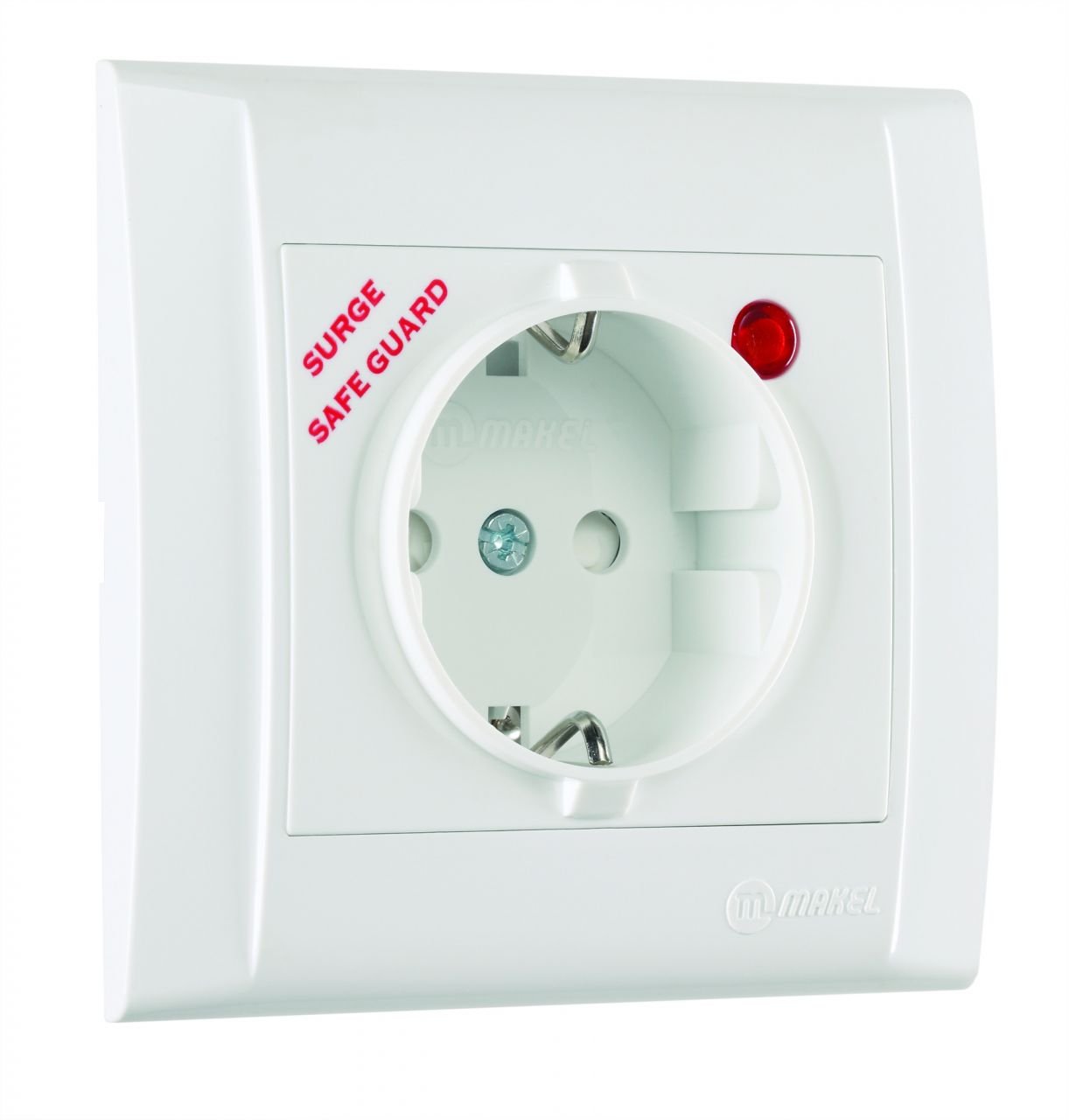 DEFNE BEYAZ  ŞOK KORUMALI TOPRAKLI PRİZ