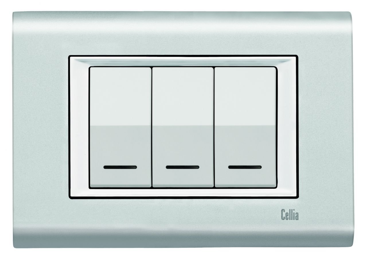 CELLİA MODÜLER MAT KROM / BEYAZ