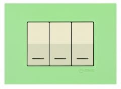 KARE MODÜLER YEŞİL / KREM