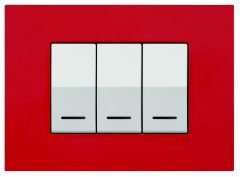 KARE MODÜLER KIRMIZI / BEYAZ