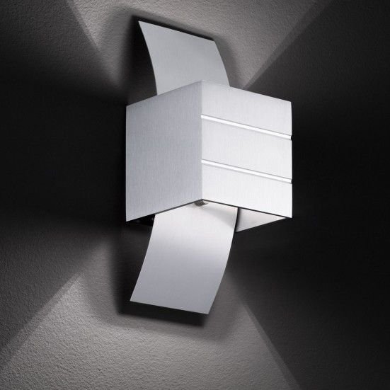 VIA Aluminyum Gri Duvar Aplik