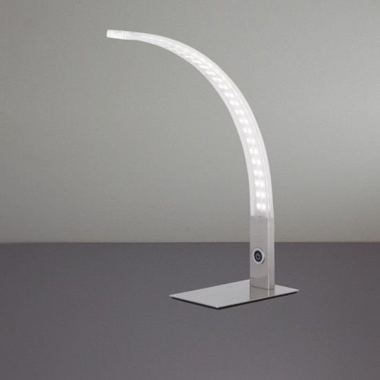 LUZ LED Mat Nikel Abajur