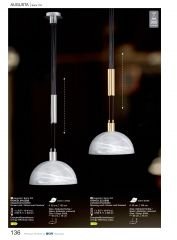 AUGUSTA Mat Pirinç Tekli Sarkıt Avize