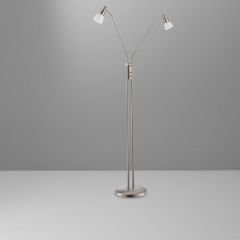 EVE LED Mat Nikel İkili Lambader