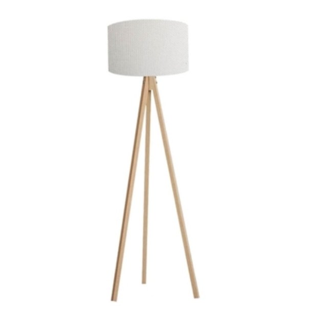 Beyaz Şapkalı Tripod Lambader