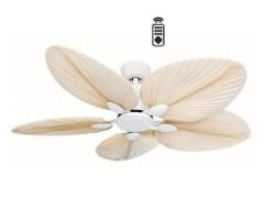 T52045 Beyaz Palmiye Uzaktan Kumandalı Tavan Vantilatörü