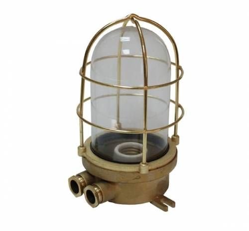 Pirinç E Tipi Tel Kafesli Büyük Armatür