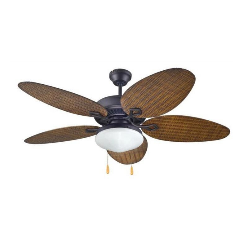 T52047-L Kahverengi Aydınlatmalı Tavan Vantilatörü