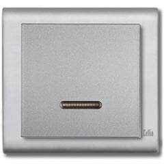 CELLİA IŞIKLI ANAHTAR MAT KROM-GÜMÜŞ